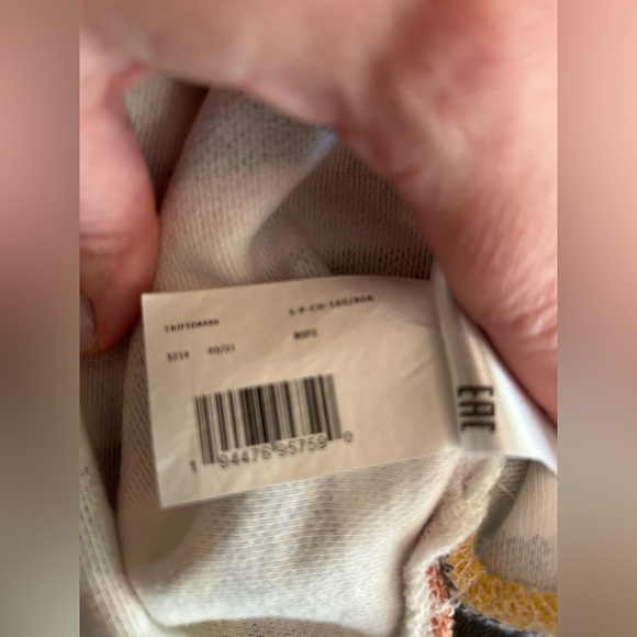 Roxy Women’s Wild‎ and Free Surf Hoodie Striped Hoodie Size Small - Picture 9 of 10